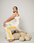 Maple Co-ord Set - Mustard Bloom Statement Co-ord Set