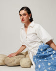 Izel Dress - Soft Blue Asymterical Dress