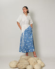 Izel Dress - Soft Blue Asymterical Dress