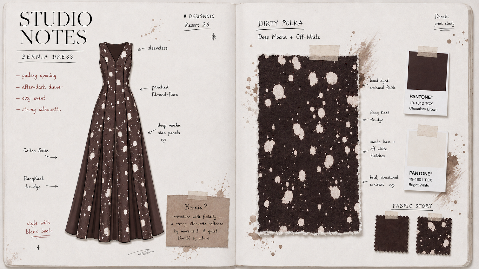 Bernia Dress — studio notes