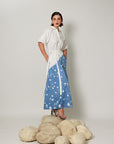 Izel Dress - Soft Blue Asymterical Dress