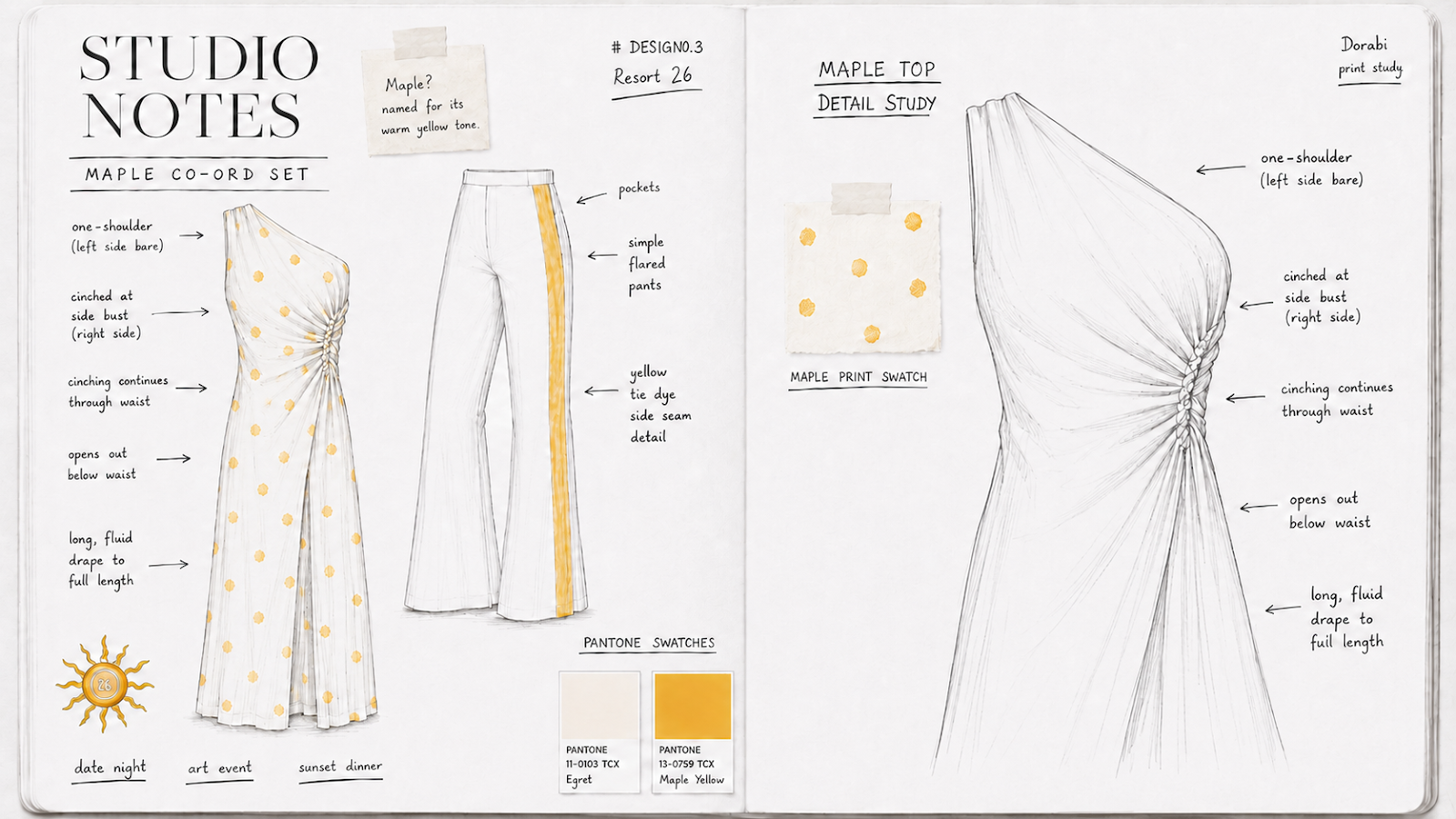 Maple Co-ord Set — studio notes