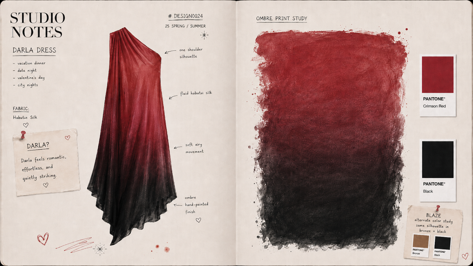 Darla Dress — studio notes