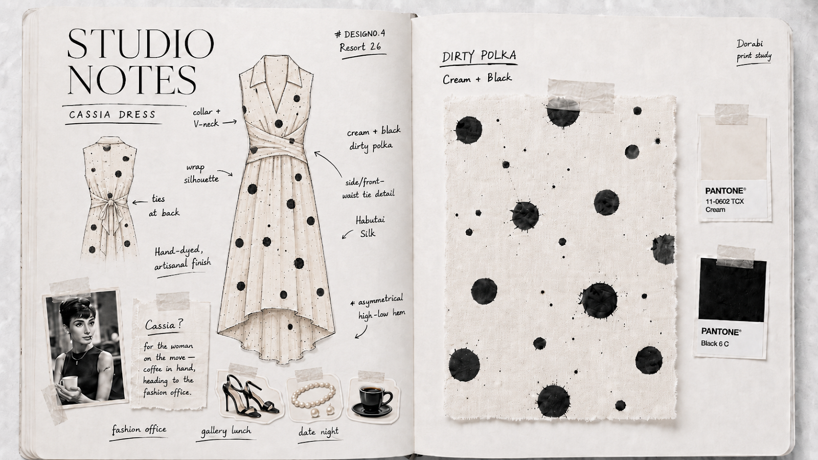 Cassia Dress — studio notes