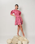 Rosella Dress - Onion Pink Panel  short dress