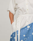 Izel Dress - Soft Blue Asymterical Dress