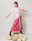 Femora Dress - Blush Pink Asymmetrical Dress