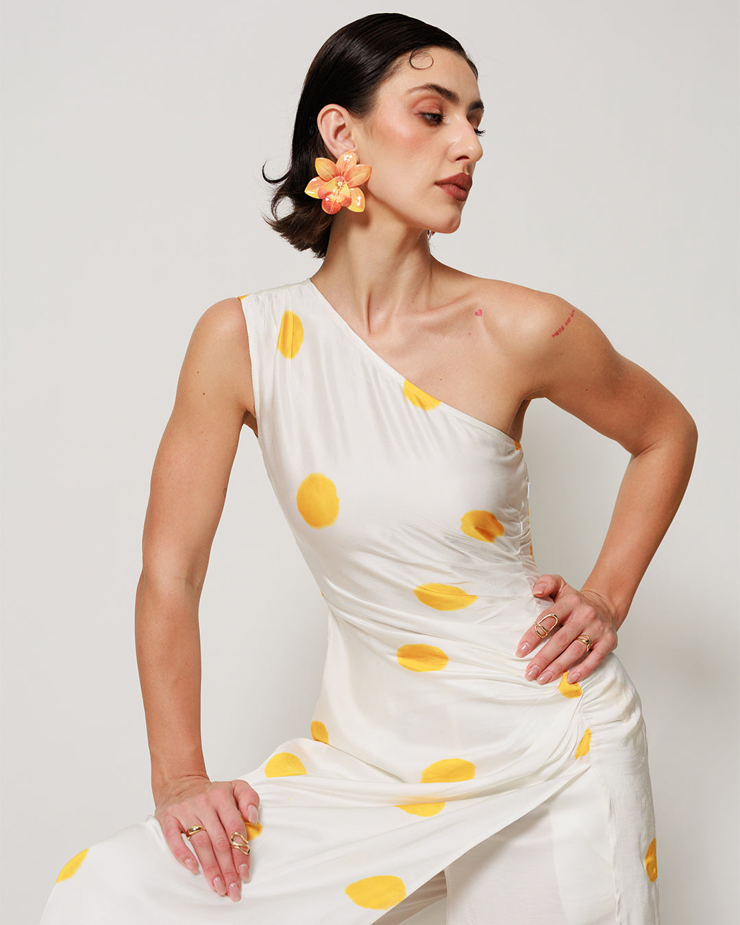 Maple Co-ord Set - Mustard Bloom Statement Co-ord Set