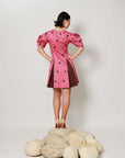 Rosella Dress - Onion Pink Panel  short dress
