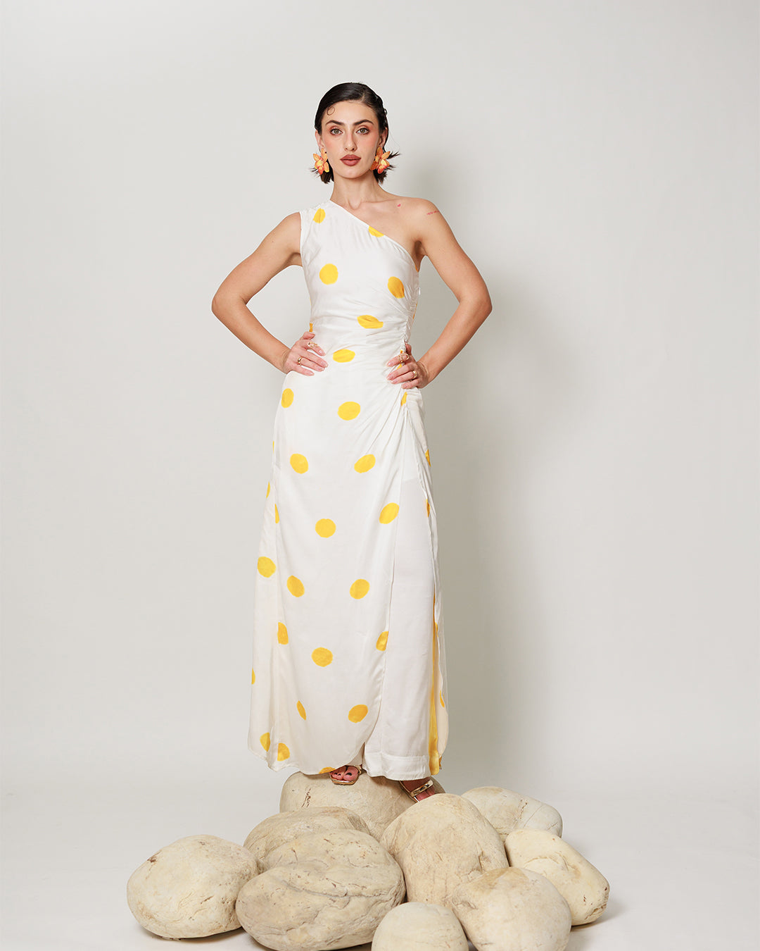 Maple Co-ord Set - Mustard Bloom Statement Co-ord Set