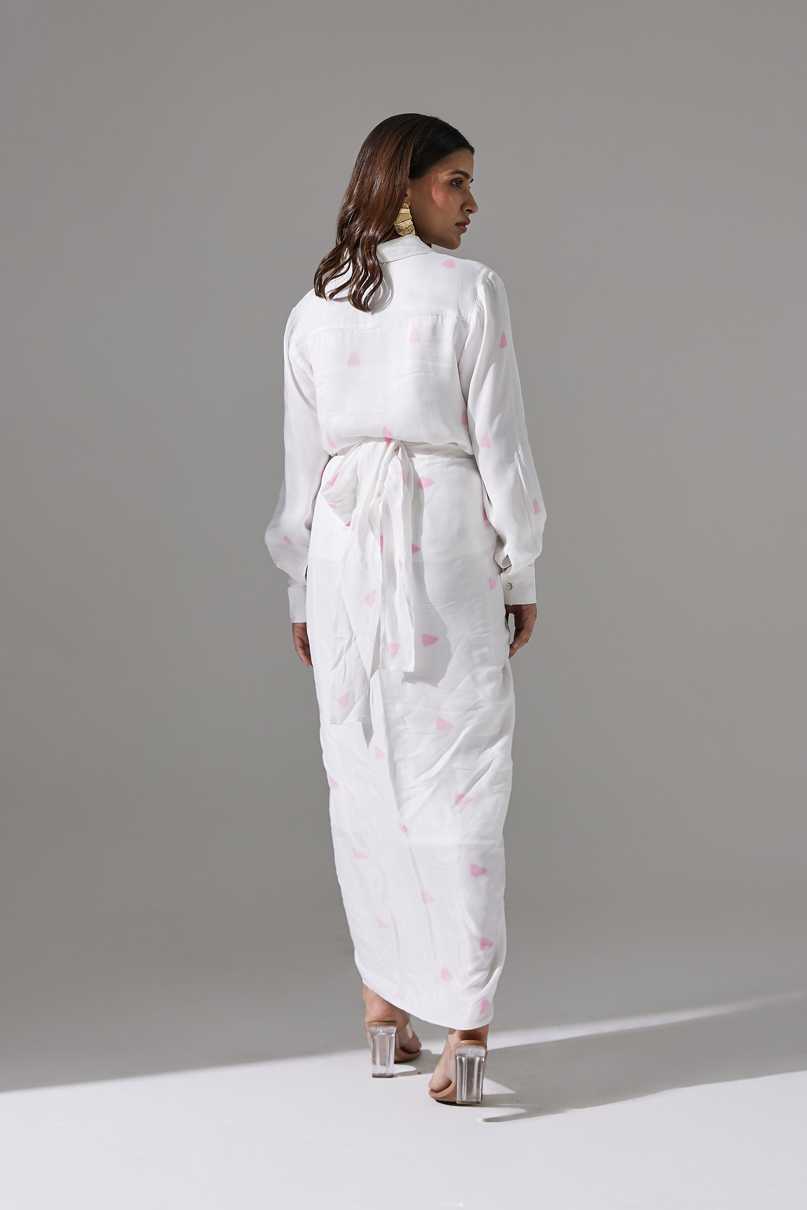 Odessa Co-ord Set – Printed Habutai Silk | Dorabi US