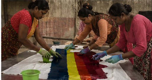 Dorabi hand-dyed craft